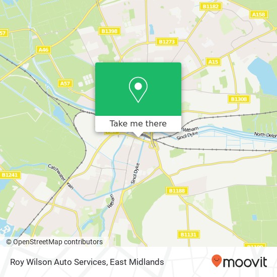 Roy Wilson Auto Services map