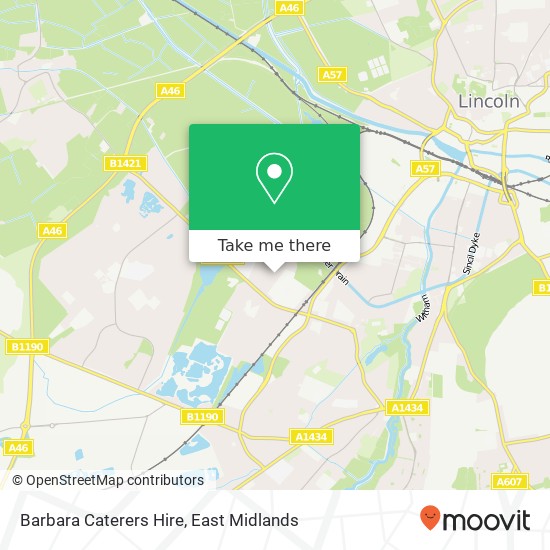 Barbara Caterers Hire map