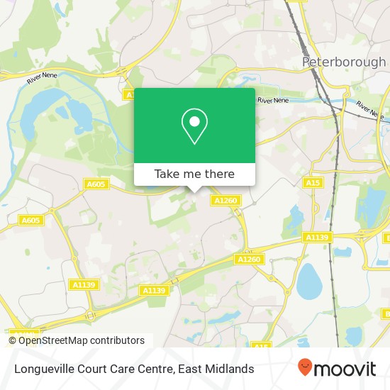 Longueville Court Care Centre map