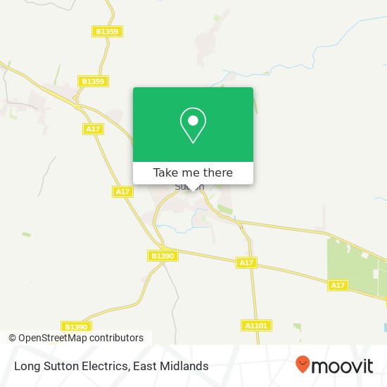 Long Sutton Electrics map
