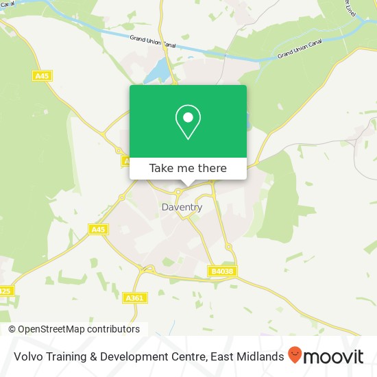 Volvo Training & Development Centre map