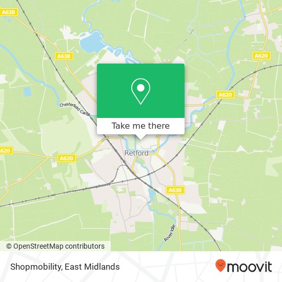 Shopmobility map