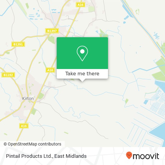 Pintail Products Ltd. map