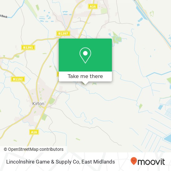 Lincolnshire Game & Supply Co map