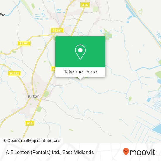 A E Lenton (Rentals) Ltd. map