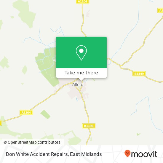 Don White Accident Repairs map