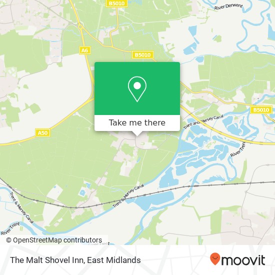 The Malt Shovel Inn map