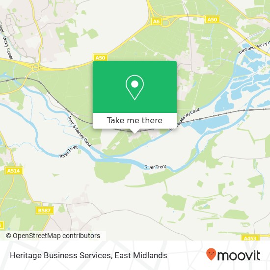 Heritage Business Services map