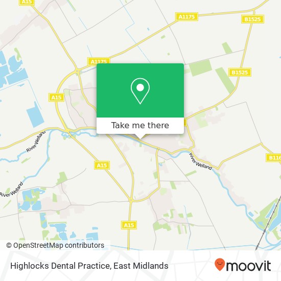 Highlocks Dental Practice map