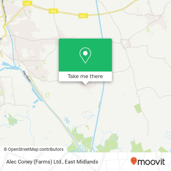 Alec Coney (Farms) Ltd. map