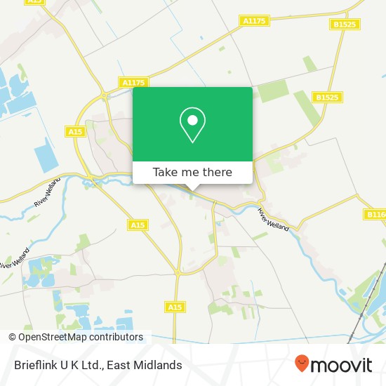Brieflink U K Ltd. map