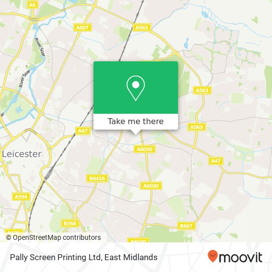 Pally Screen Printing Ltd map