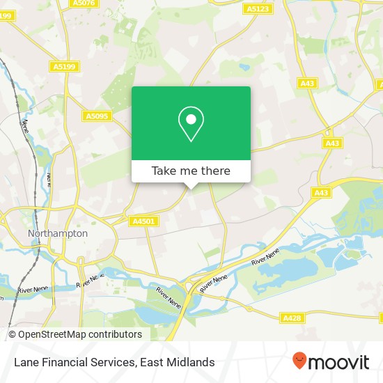 Lane Financial Services map