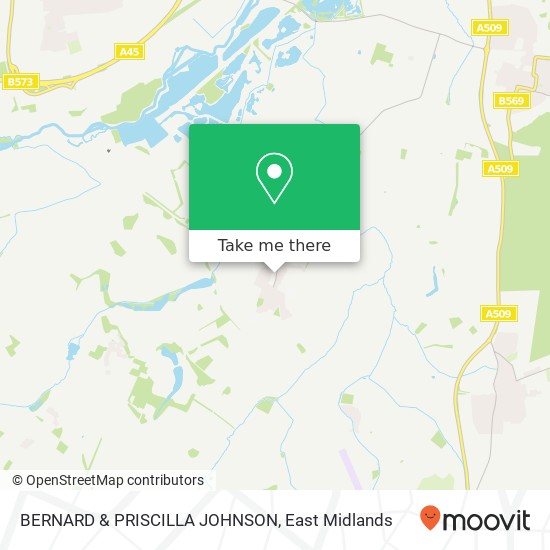 BERNARD & PRISCILLA JOHNSON map