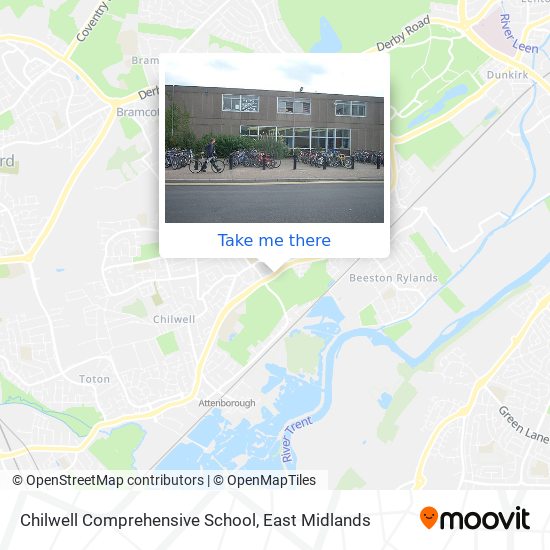 Chilwell Comprehensive School map