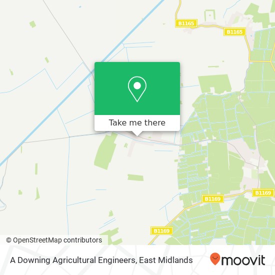 A Downing Agricultural Engineers map