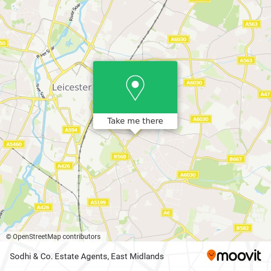 Sodhi & Co. Estate Agents map