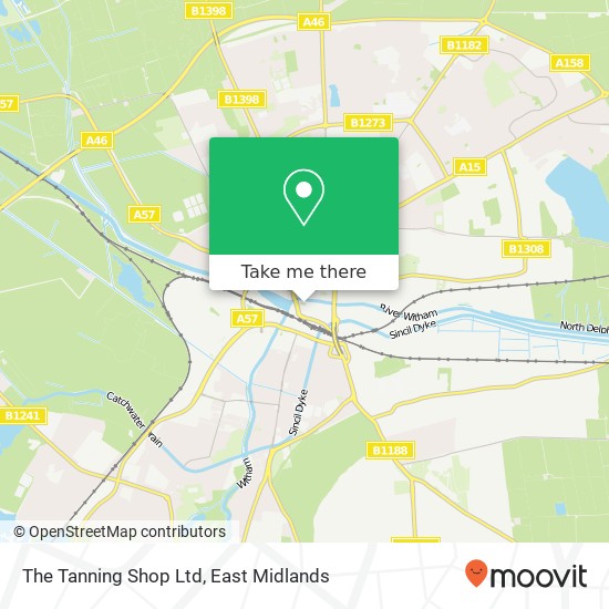 The Tanning Shop Ltd map