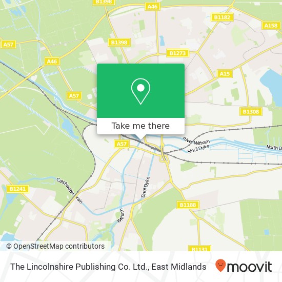 The Lincolnshire Publishing Co. Ltd. map