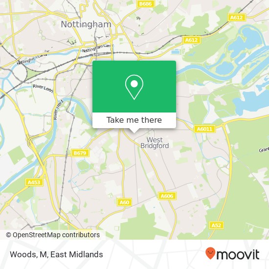 Woods, M map