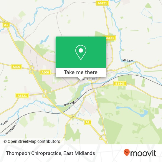 Thompson Chiropractice map