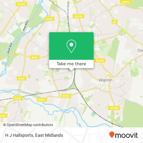 H J Hallsports map