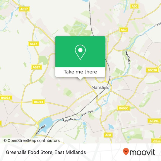 Greenalls Food Store map