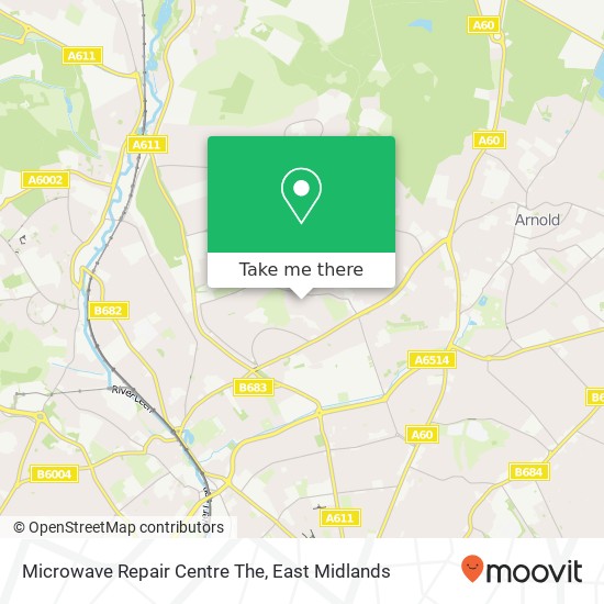 Microwave Repair Centre The map