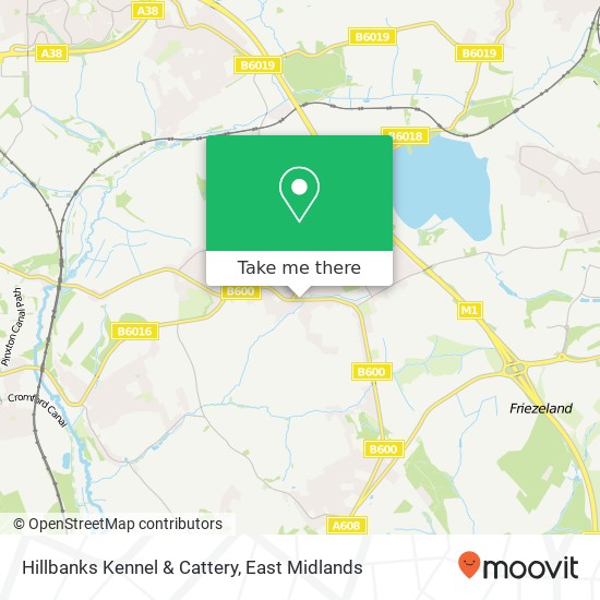 Hillbanks Kennel & Cattery map