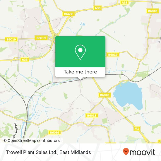 Trowell Plant Sales Ltd. map