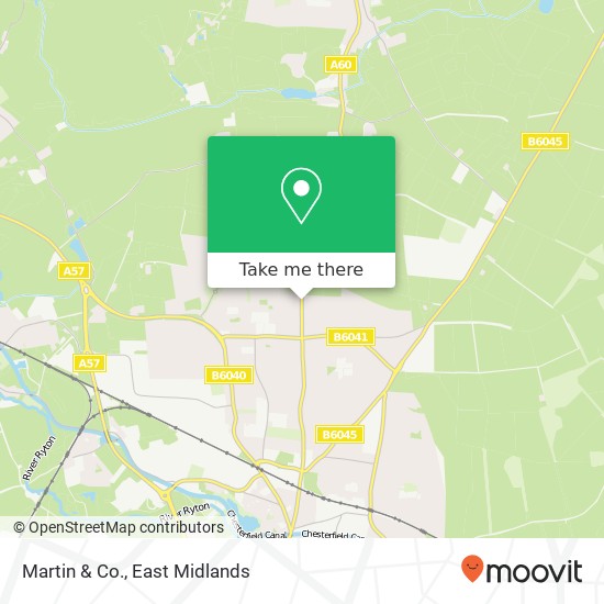 Martin & Co. map