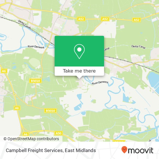 Campbell Freight Services map