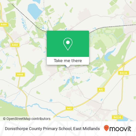 Donisthorpe County Primary School map