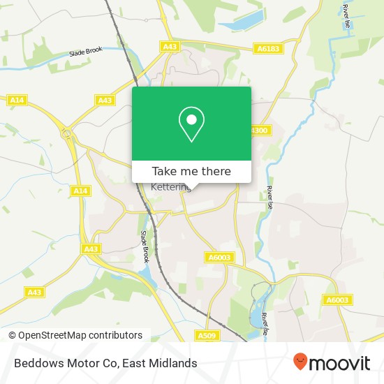 Beddows Motor Co map