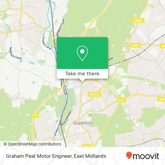 Graham Peat Motor Engineer map