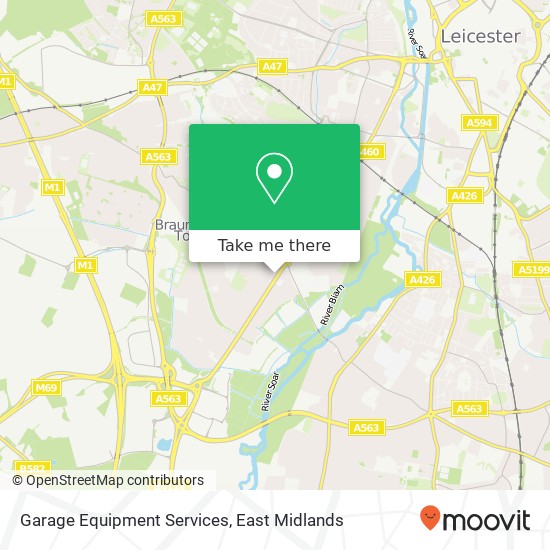 Garage Equipment Services map