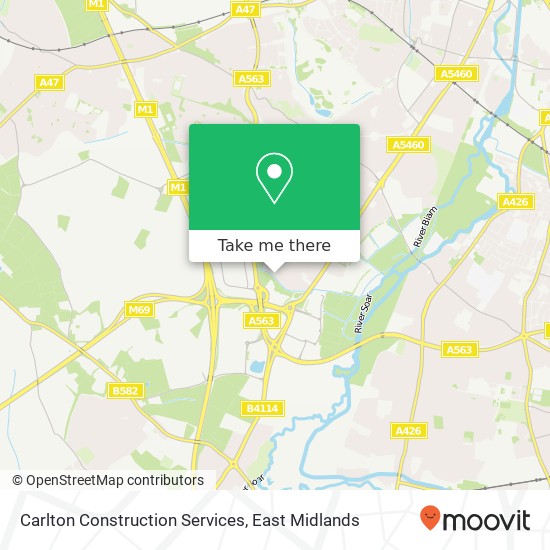 Carlton Construction Services map