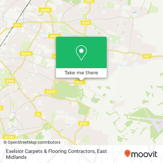 Exelsior Carpets & Flooring Contractors map