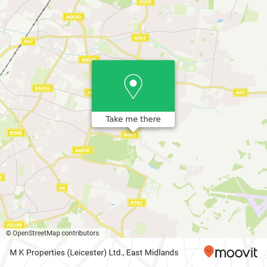 M K Properties (Leicester) Ltd. map