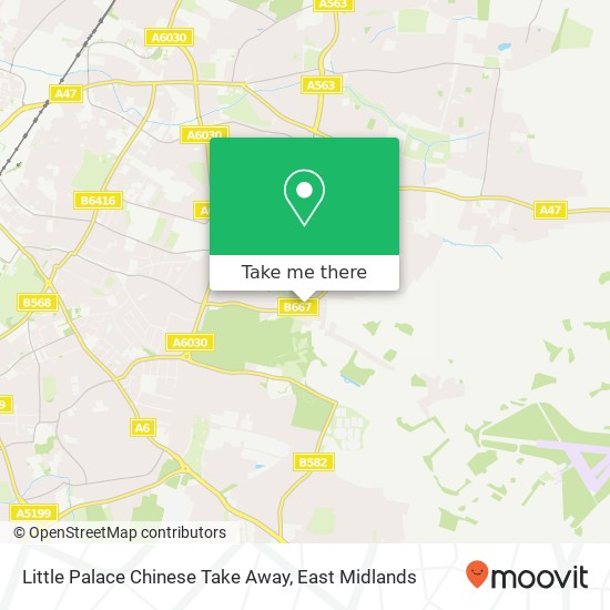 Little Palace Chinese Take Away map