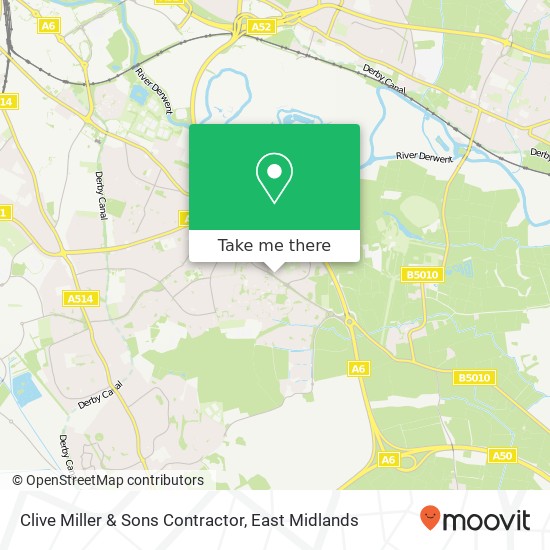 Clive Miller & Sons Contractor map