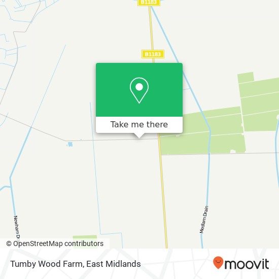 Tumby Wood Farm map