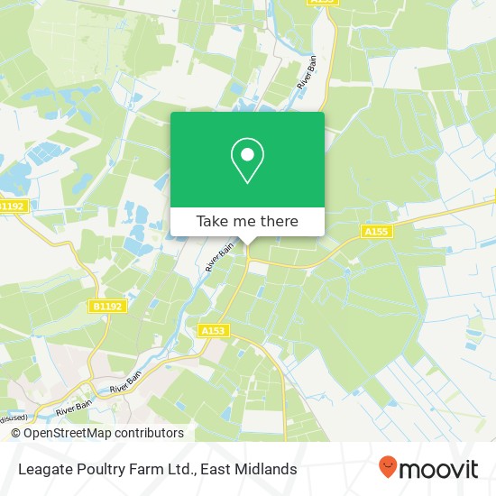 Leagate Poultry Farm Ltd. map