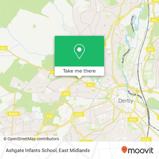 Ashgate Infants School map