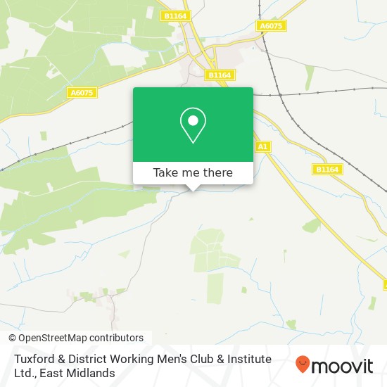 Tuxford & District Working Men's Club & Institute Ltd. map