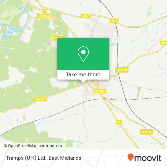 Tramps (U K) Ltd. map