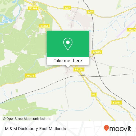 M & M Ducksbury map