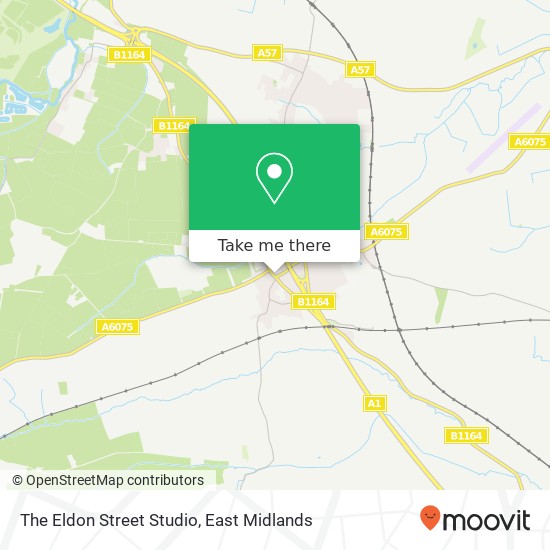 The Eldon Street Studio map