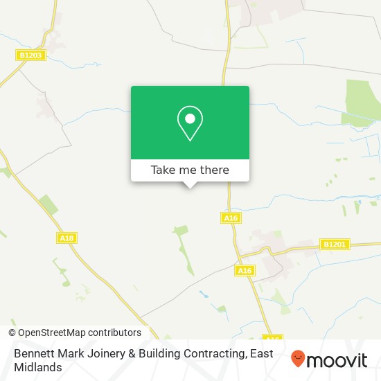 Bennett Mark Joinery & Building Contracting map