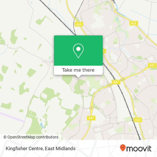 Kingfisher Centre map